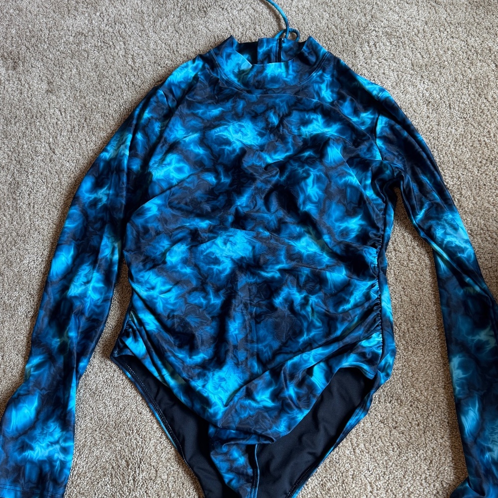 SHEIN one piece SWIM , LONG SLEEVE>